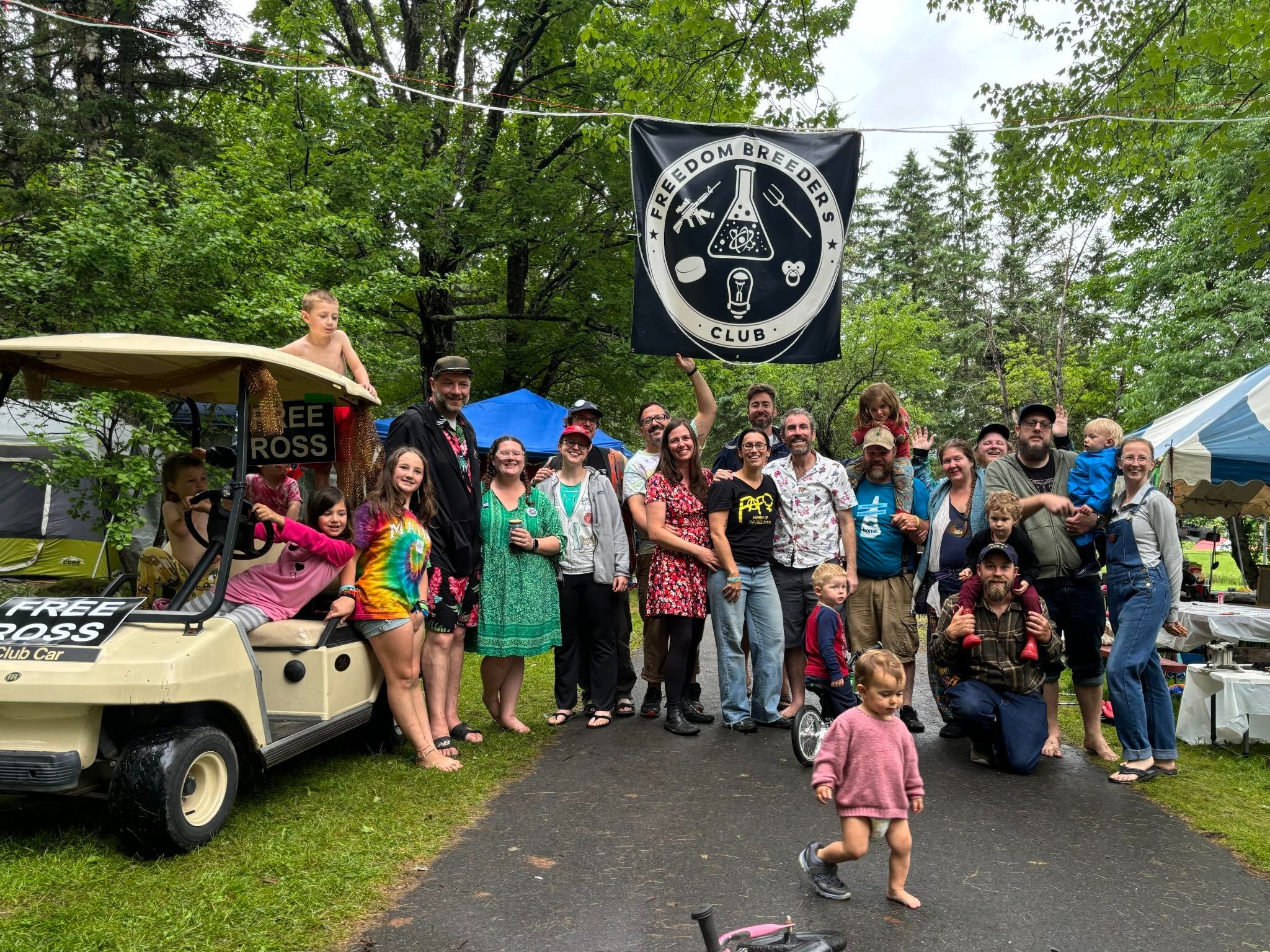 Photo of the club at PorcFest